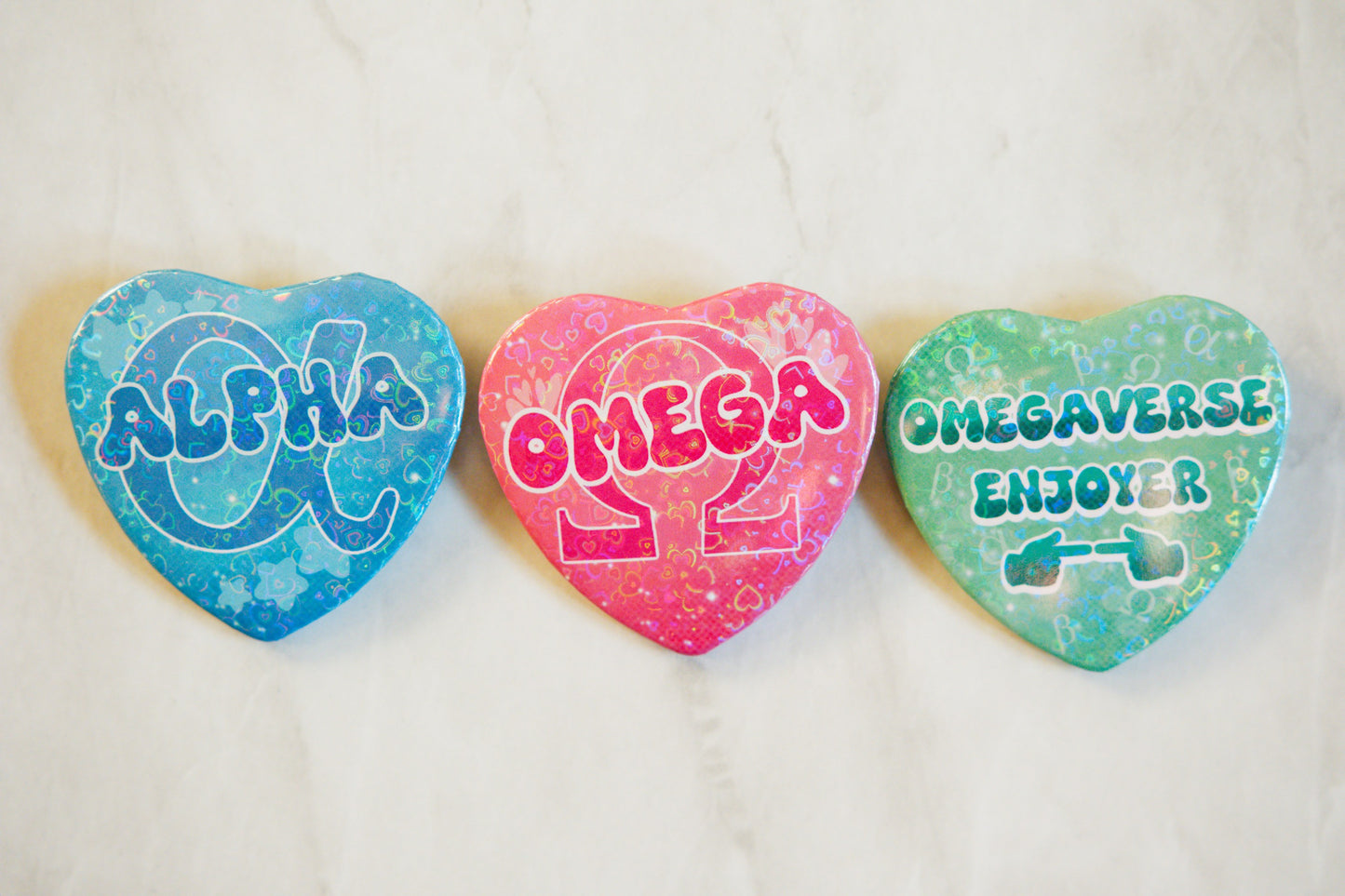 Heart Shaped Buttons